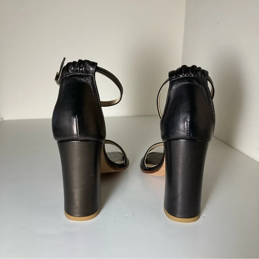 Fabio Rusconi Metallic Bronze Ankle Strap Sandal Heels size 6 - Picture 3 of 7